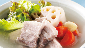 塩豚と根菜の韓国風煮込み