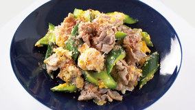 きゅうりと豚肉の炒め物