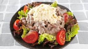 牛しゃぶのおろしマヨネーズがけ