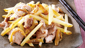 豚肉と細切りじゃがいものザーサイ炒め