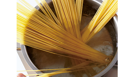 パスタのゆで方、冷やし方