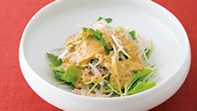 しらたきのごまだれサラダ