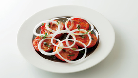 焼きトマトのサラダ