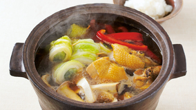 カレー風味の鶏鍋