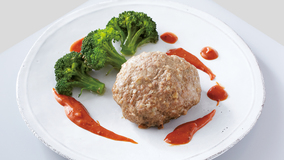 蒸しハンバーグ