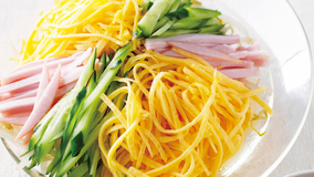 錦糸卵の中国風前菜