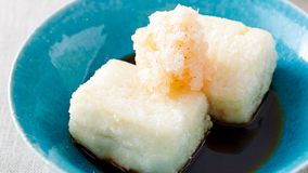 揚げ焼き豆腐のだしじょうゆがけ