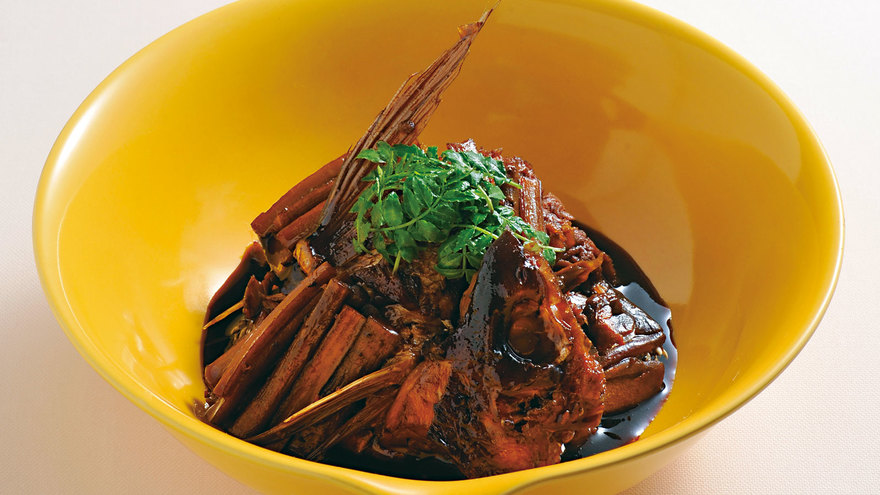 たいのアラ炊き