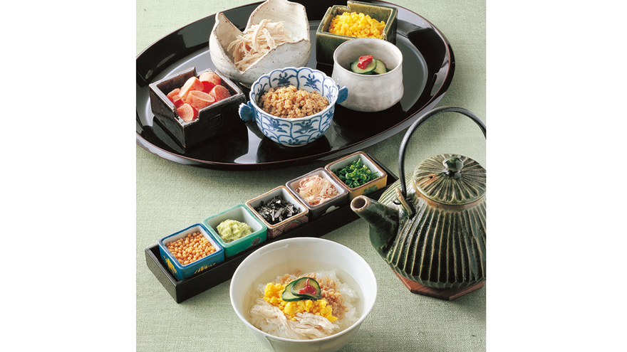 彩りスープかけご飯