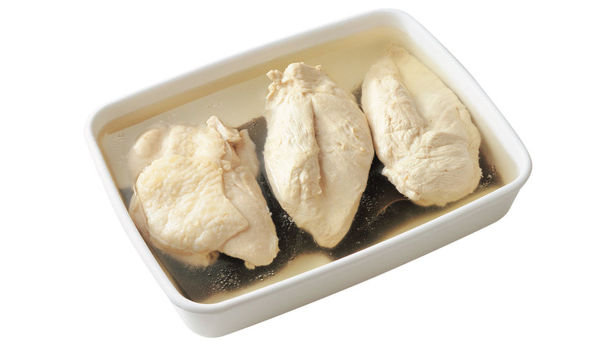 昆布だしゆで鶏