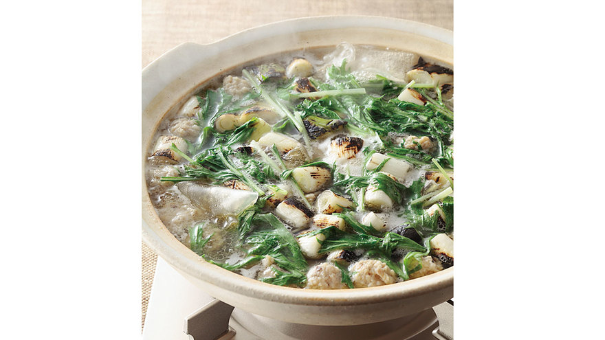 ねぎとつくねの鍋