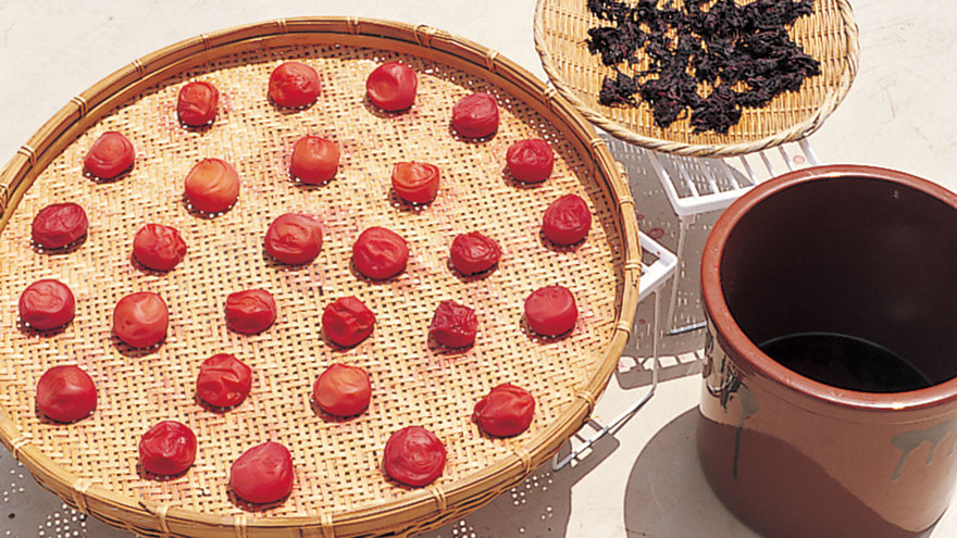 梅干し 紅しょうが 4-土用干し