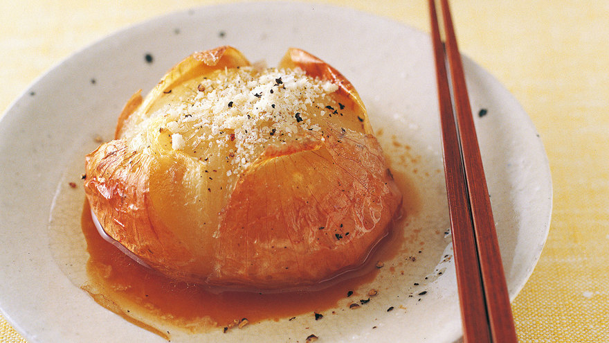 新たまねぎの丸ごとオーブン焼き レシピ 牧野 直子さん みんなのきょうの料理 おいしいレシピや献立を探そう