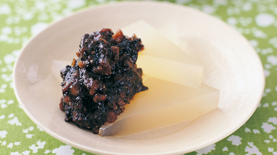 しょうがかんの豆あん添え