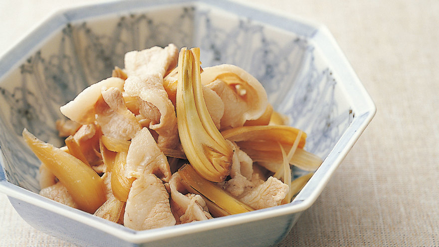 ゆで豚のらっきょうあえ