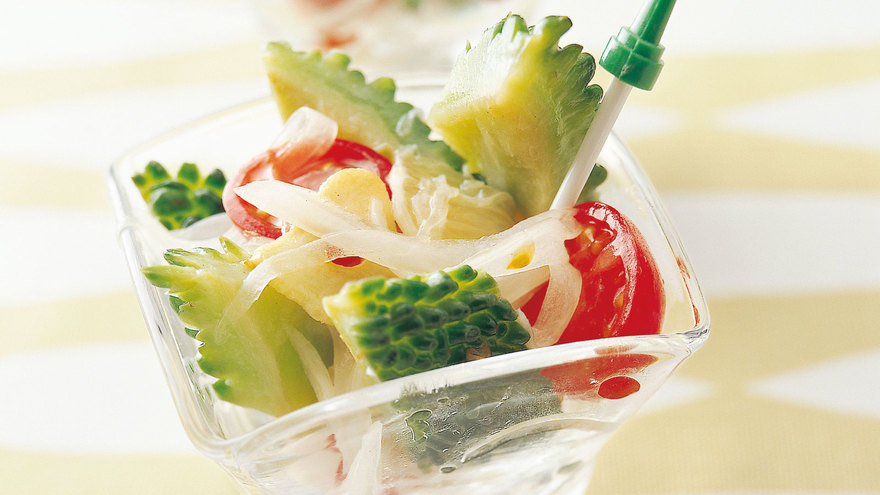 ゴーヤーのガーリックマリネ