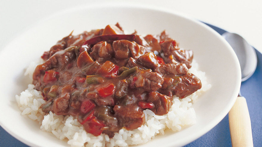 ビーフ＆マッシュルームのスパイシーカレー