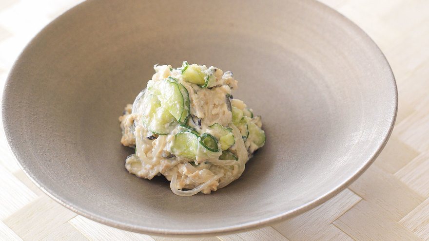 夏野菜の白あえ