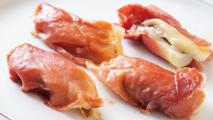 みょうがのサルティンボッカ風