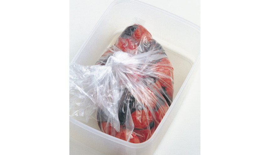 梅干し-簡単袋漬け-2赤じそ漬け