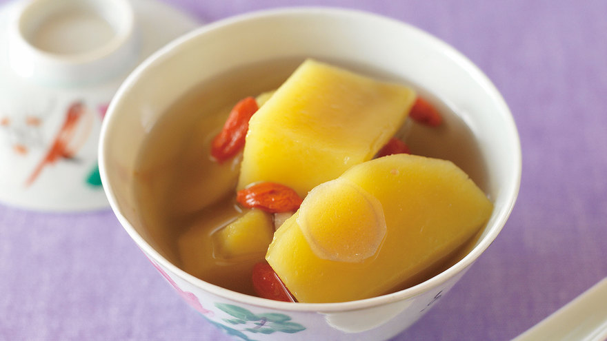 さつまいものしょうがシロップ煮