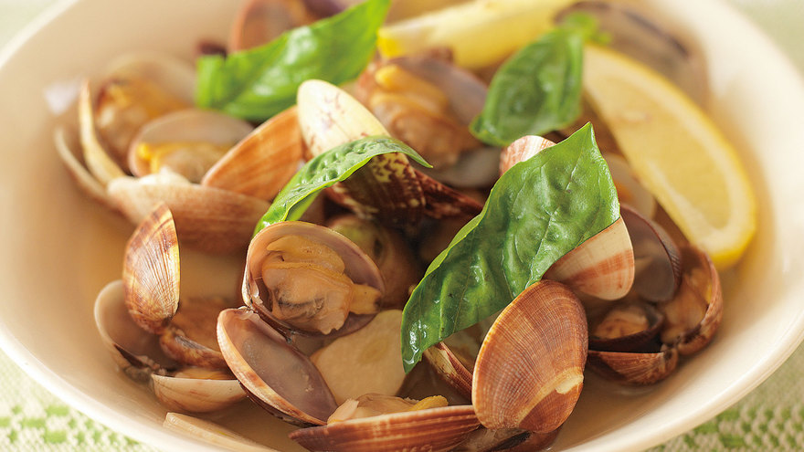 あさりのチリソース炒め