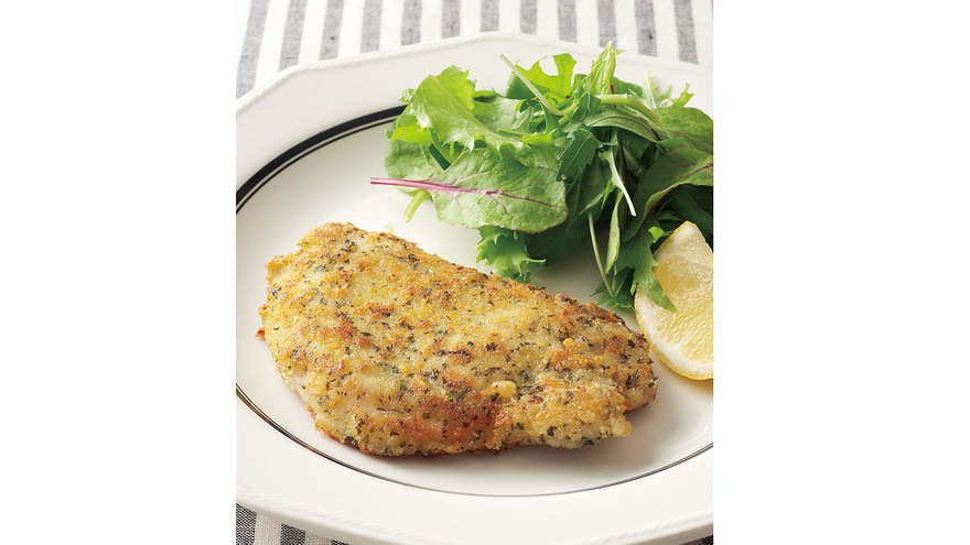 豚肉のパセリパン粉フライ