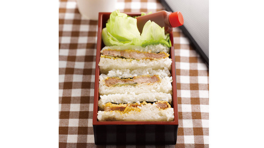豚カツご飯サンド弁当