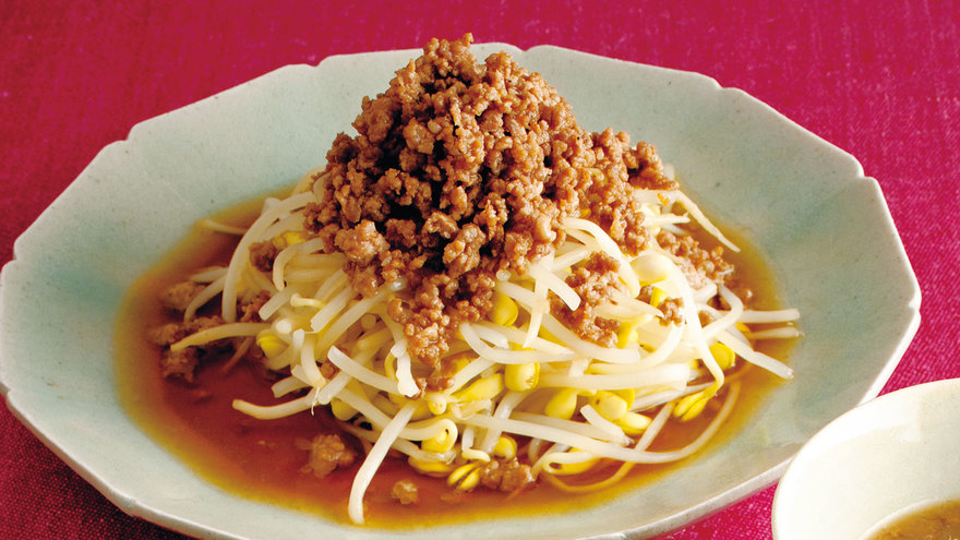 蒸しもやしの中国風