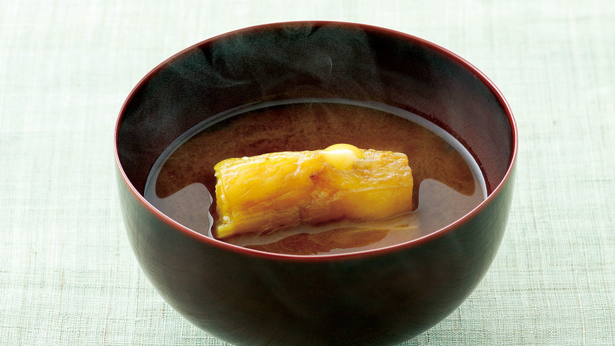 焼きなすのみそ汁