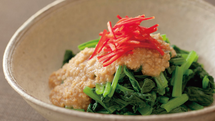 小松菜ピーナツ