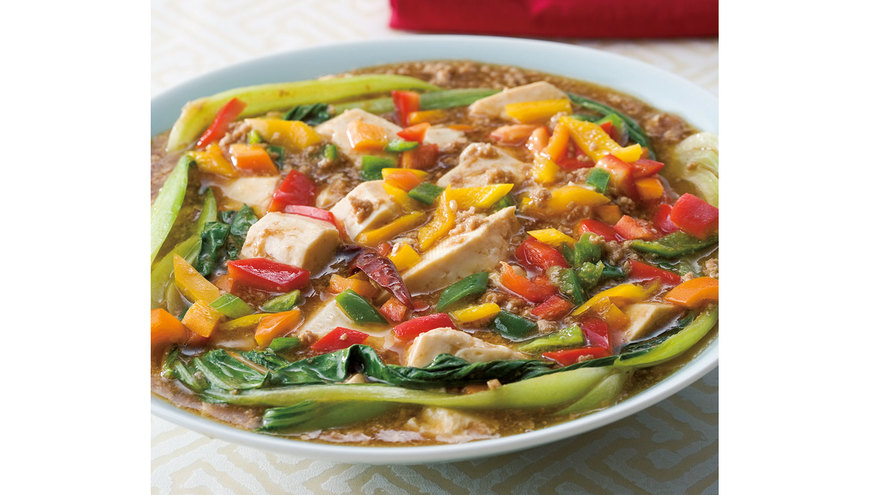 彩りマーボー豆腐