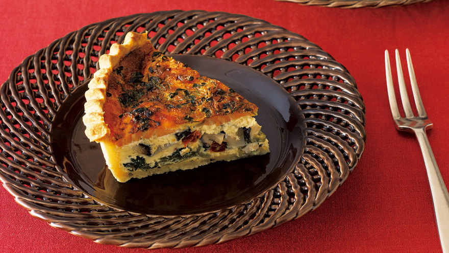 冬野菜とサーモンのキッシュ