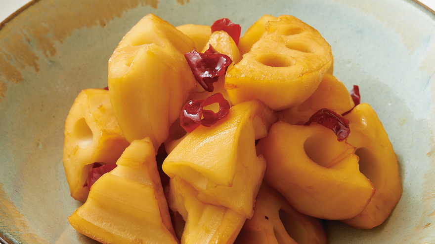 れんこんの酒煮