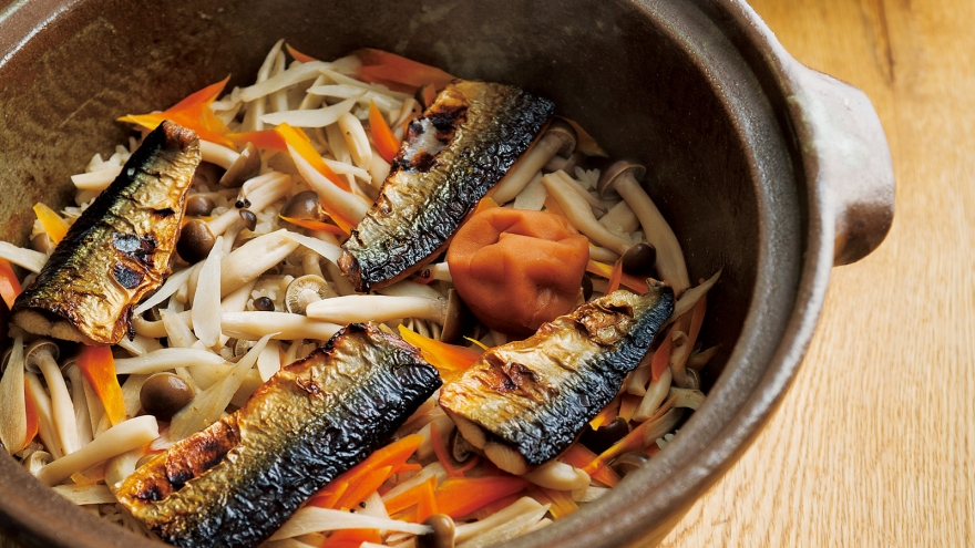 さんまの炊き込みご飯