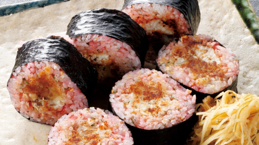 ぶり大根の焼きおにぎり