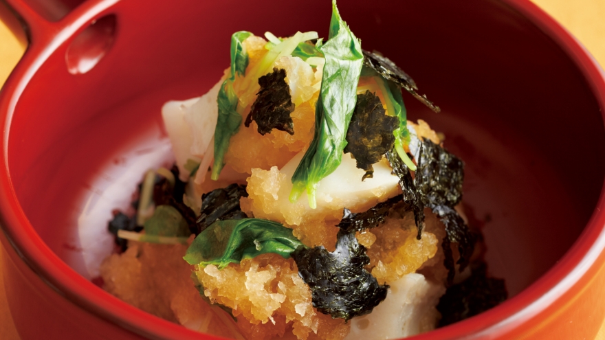 かまぼこのみぞれあえ