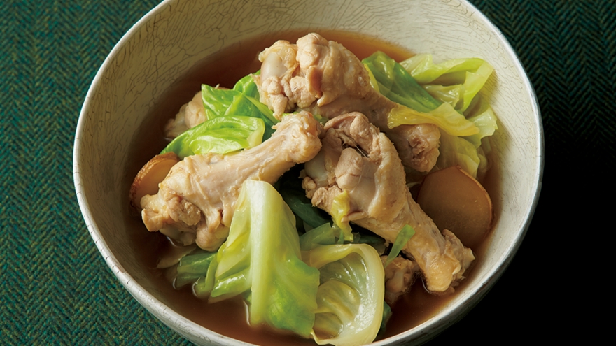 手羽元とキャベツの煮物