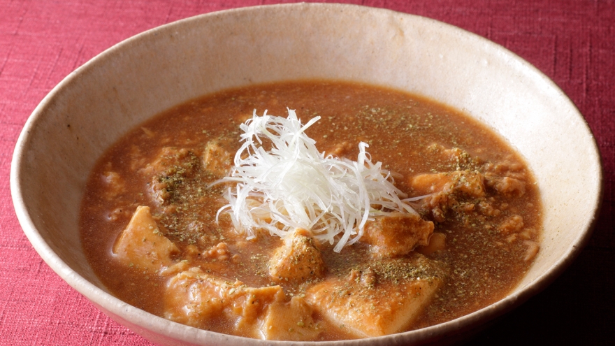 高野豆腐の和風マーボー