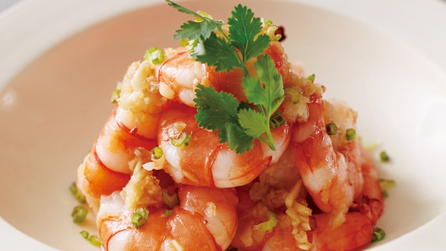 えびのしょうがソースあえ