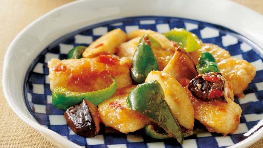 魚の梅肉ソテー