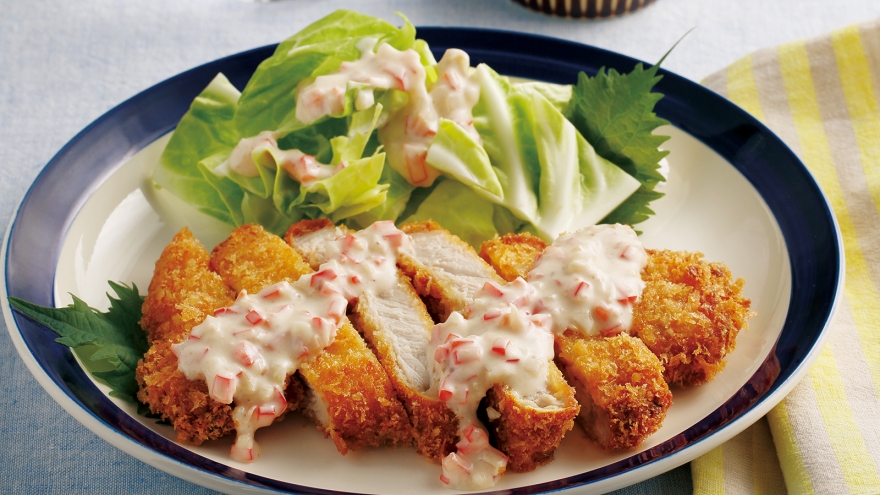 やわらか豚カツのヨーグルトタルタル
