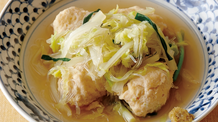 鶏の肉だんご煮
