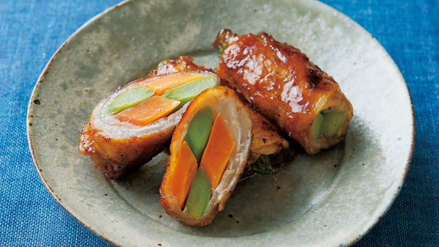 春野菜の肉巻き