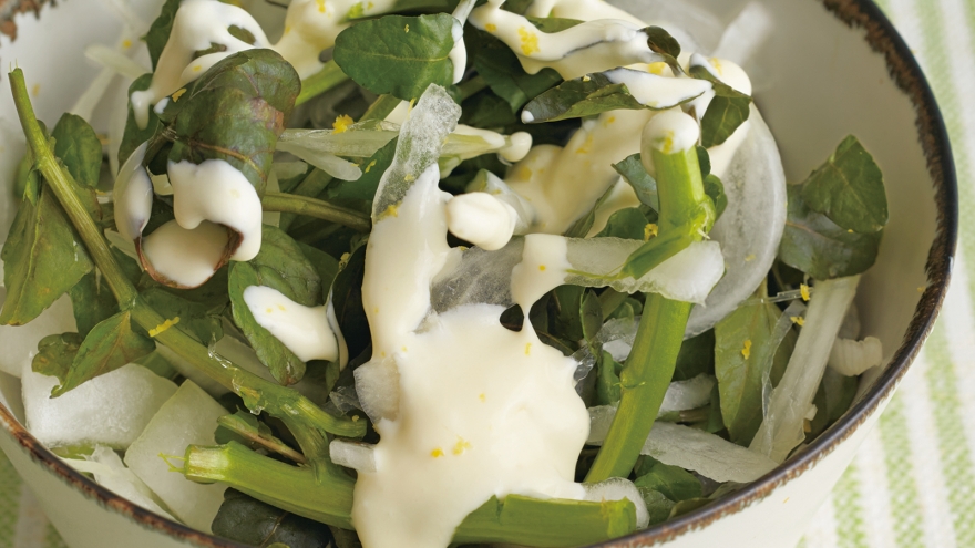 新たまねぎのふわシャキクリームサラダ