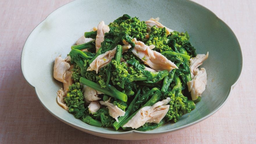 菜の花のおひたしオイスター風味