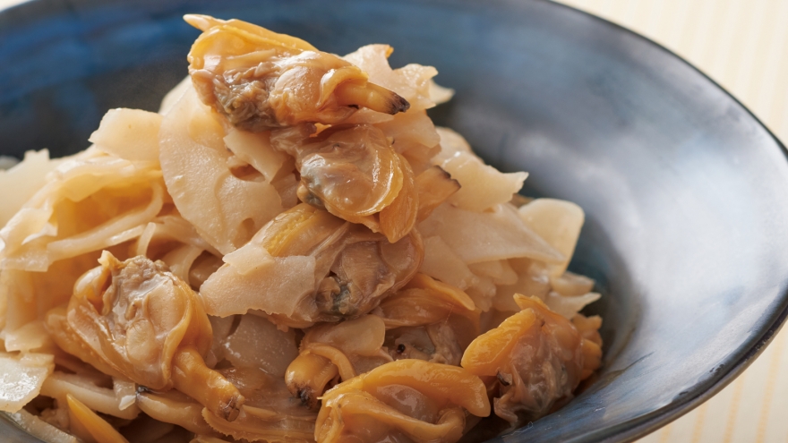 れんこんとあさりのきんぴら