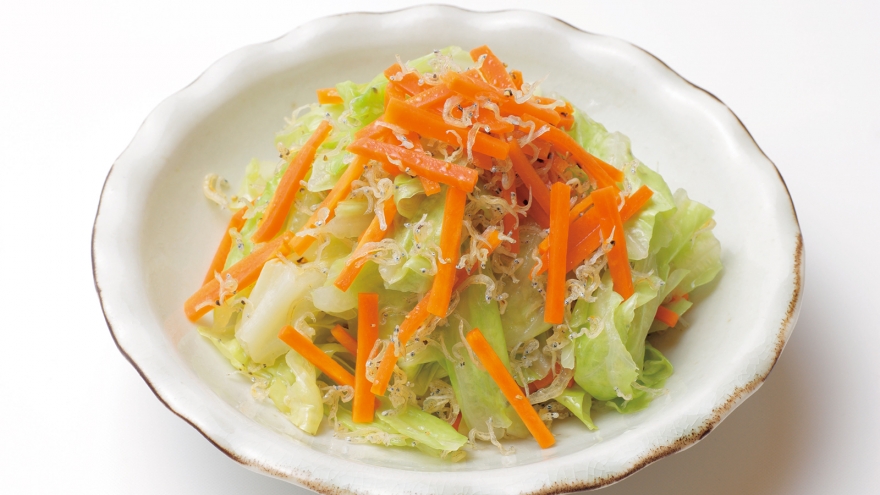 おじゃこがけ温野菜