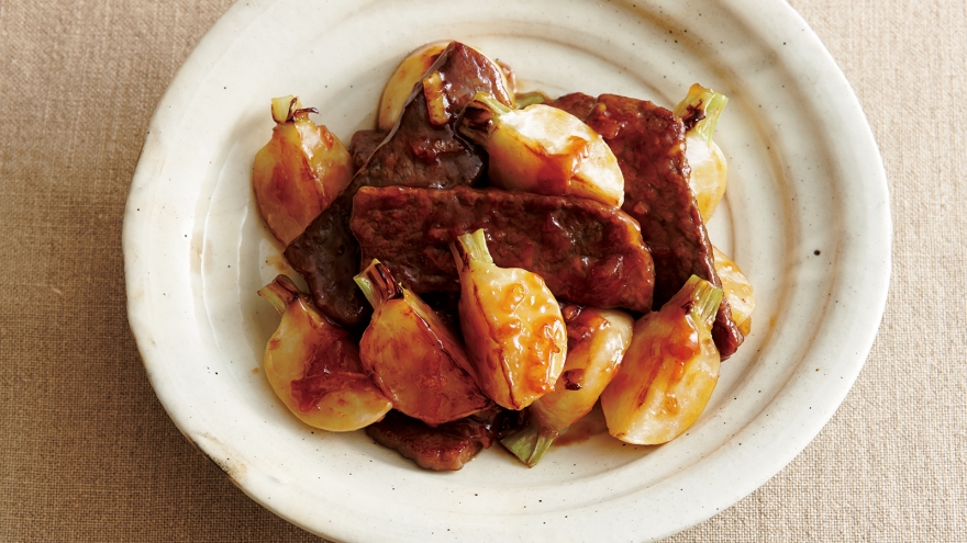 かぶと牛肉のソテー