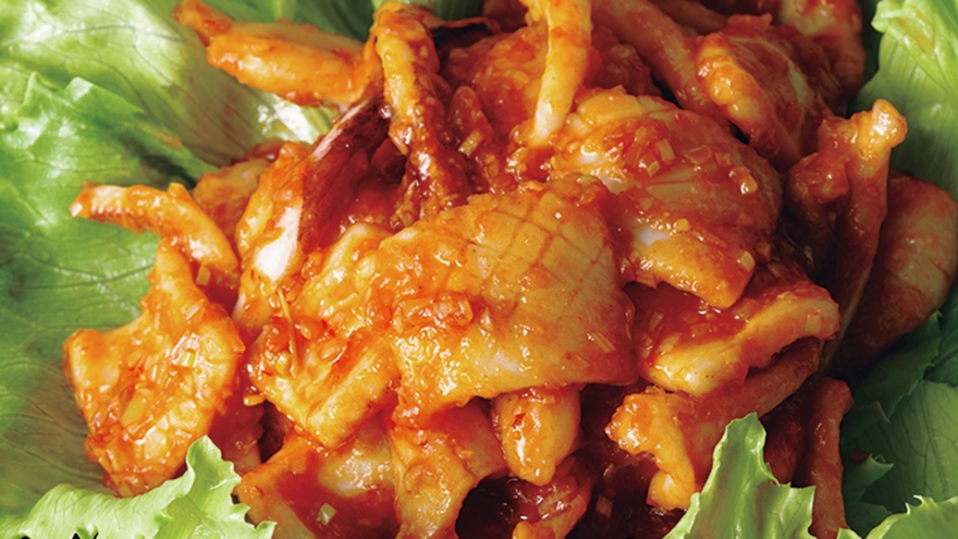 いかのチリ炒め